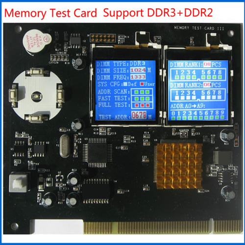 PC DDR2 DDR3 memory test card for repair desktop laptop DDR